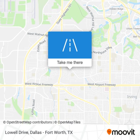 Lowell Drive map