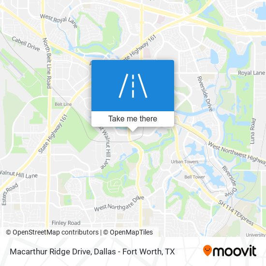 Macarthur Ridge Drive map