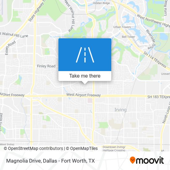Magnolia Drive map