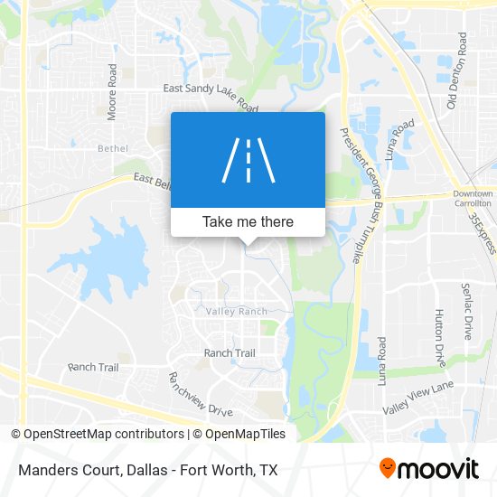 Manders Court map