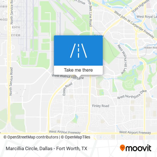 Marcillia Circle map