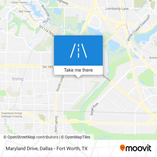 Maryland Drive map