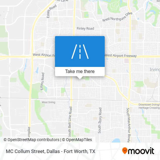 MC Collum Street map