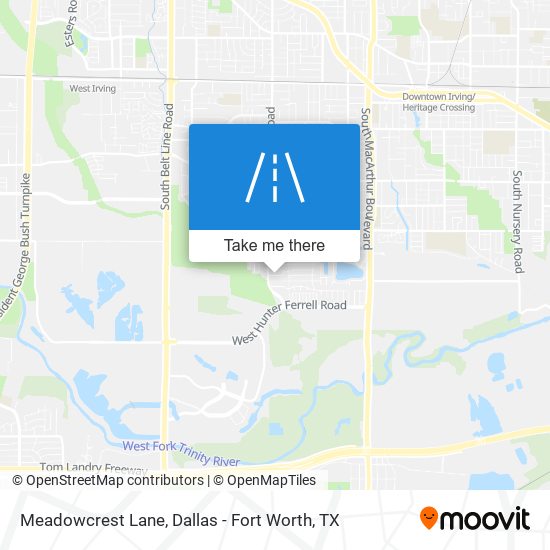 Meadowcrest Lane map