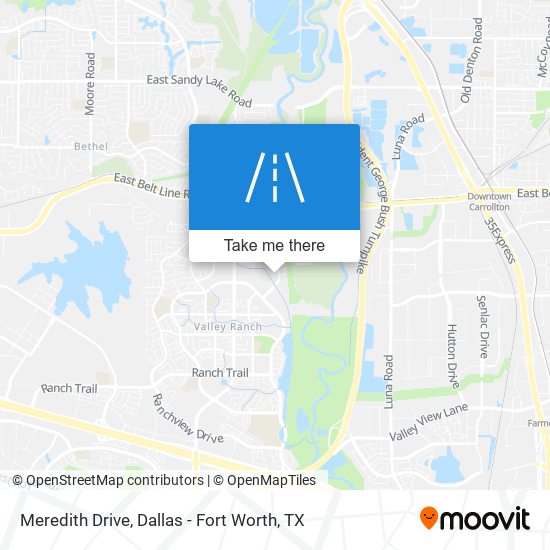 Mapa de Meredith Drive