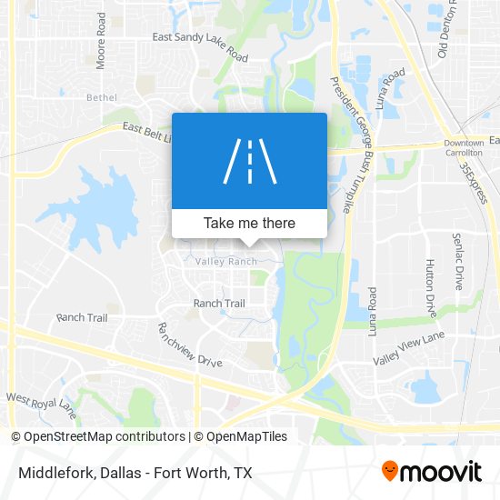 Mapa de Middlefork