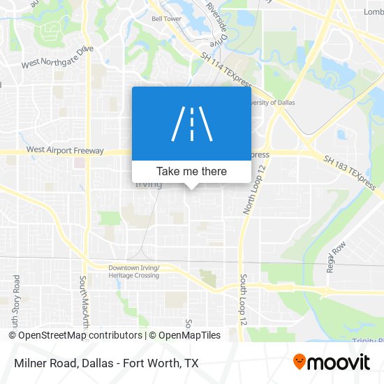 Milner Road map