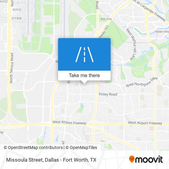 Mapa de Missoula Street