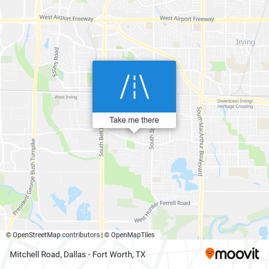 Mapa de Mitchell Road