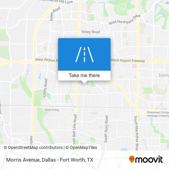 Morris Avenue map