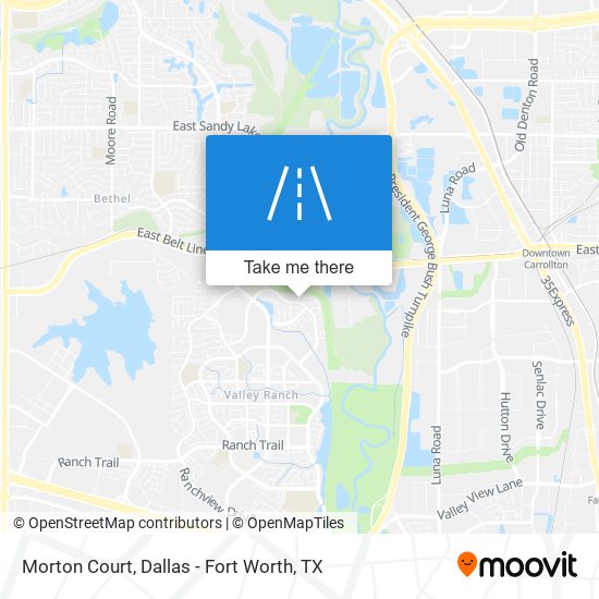 Morton Court map