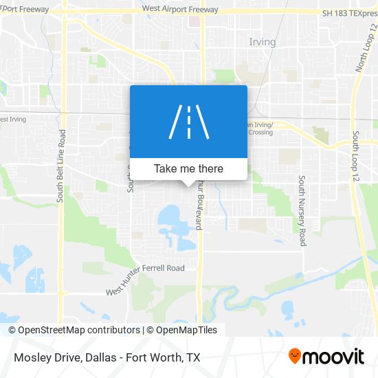 Mosley Drive map