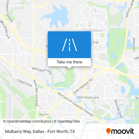 Mulberry Way map