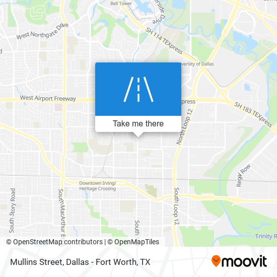 Mullins Street map