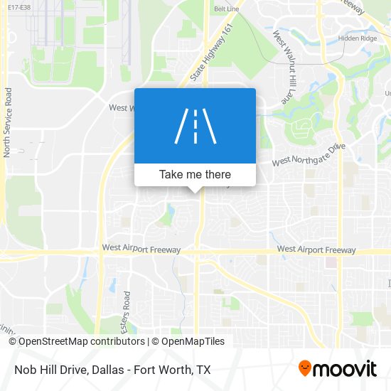 Mapa de Nob Hill Drive