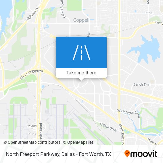 North Freeport Parkway map