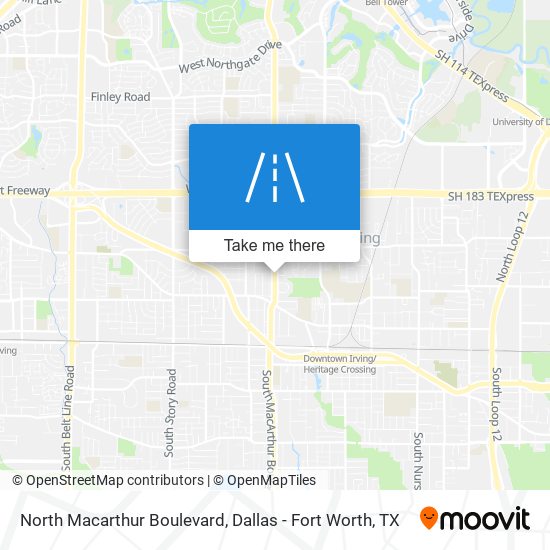 Mapa de North Macarthur Boulevard