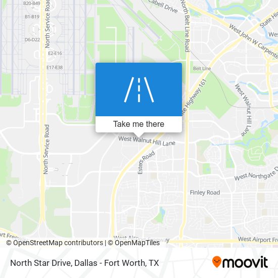 North Star Drive map