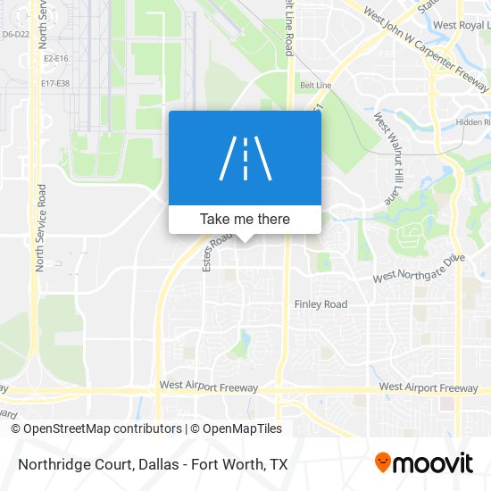 Northridge Court map