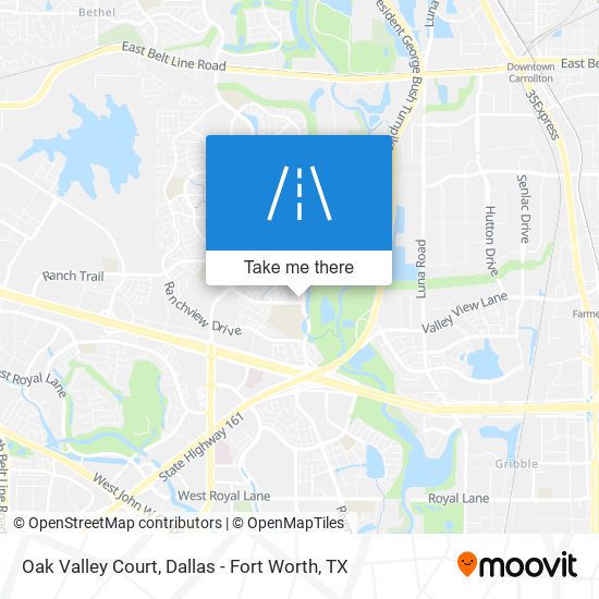 Oak Valley Court map