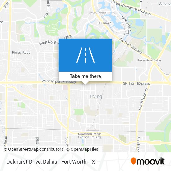 Oakhurst Drive map