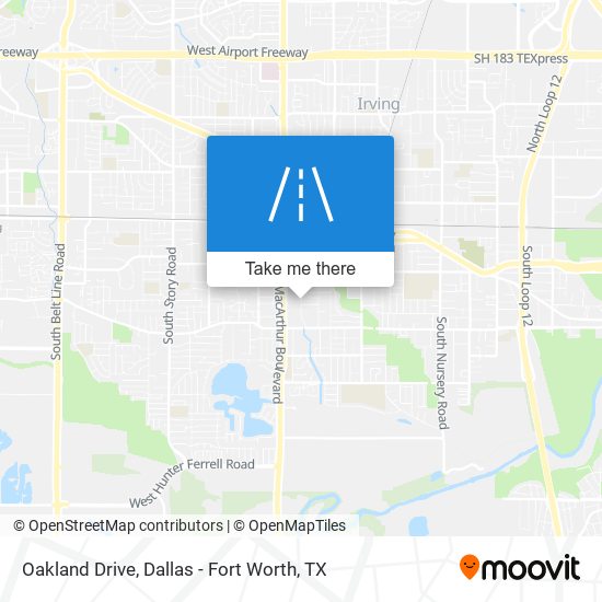 Mapa de Oakland Drive