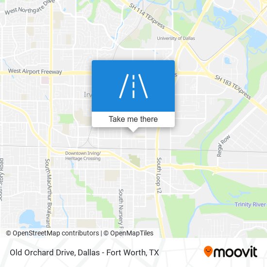Old Orchard Drive map