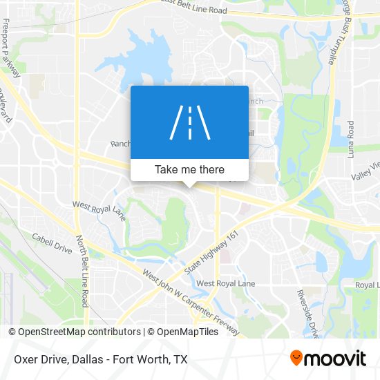 Oxer Drive map