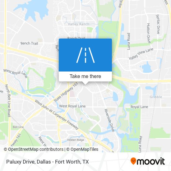 Mapa de Paluxy Drive