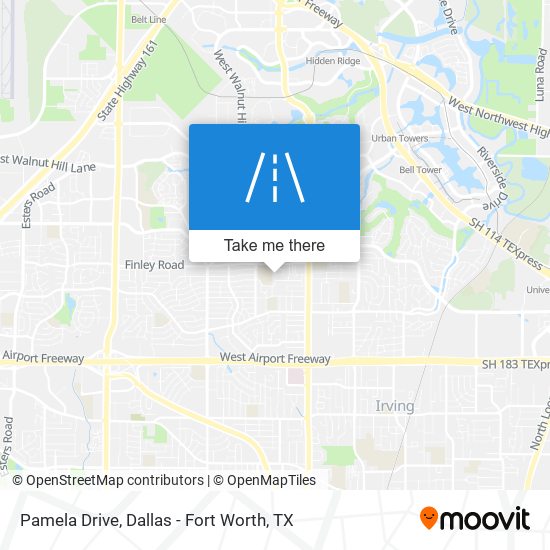 Mapa de Pamela Drive