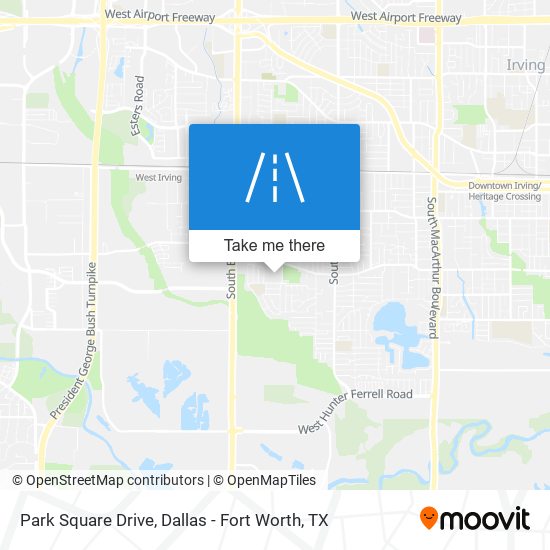 Mapa de Park Square Drive