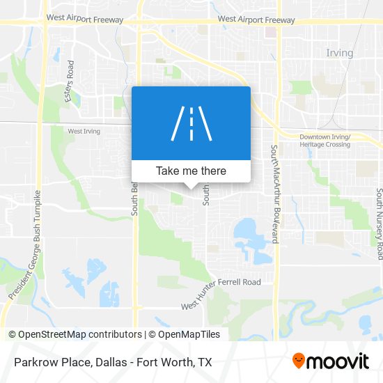 Parkrow Place map