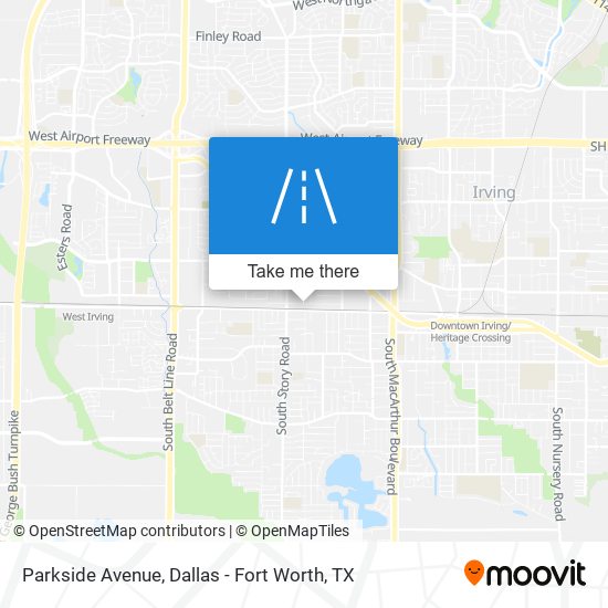 Mapa de Parkside Avenue