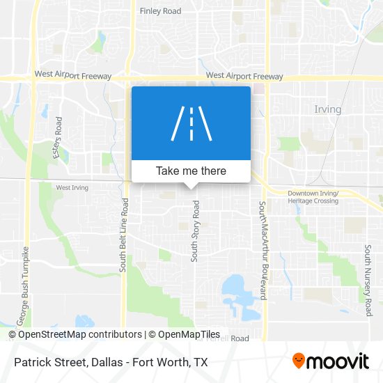 Patrick Street map