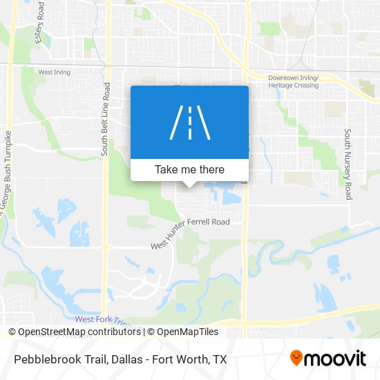 Pebblebrook Trail map