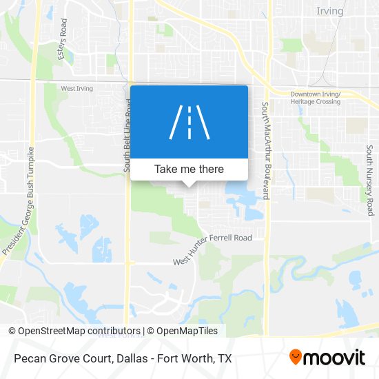 Mapa de Pecan Grove Court