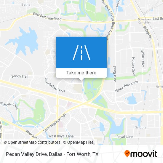 Mapa de Pecan Valley Drive