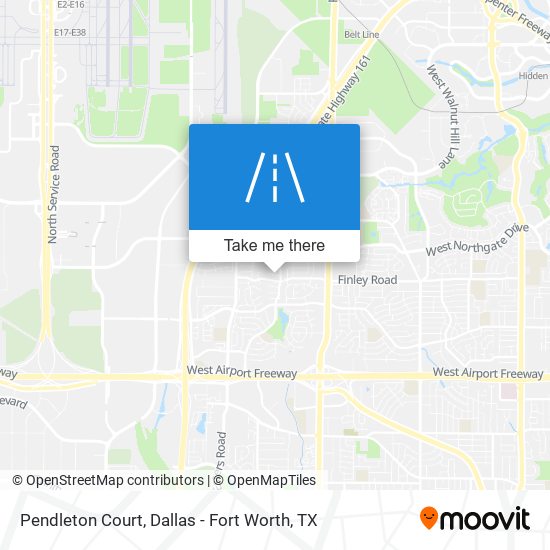 Pendleton Court map