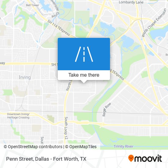 Mapa de Penn Street