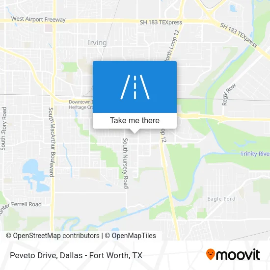 Peveto Drive map
