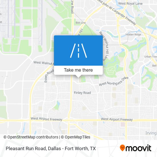 Pleasant Run Road map