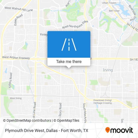 Plymouth Drive West map