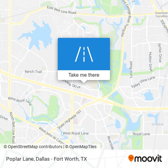 Poplar Lane map