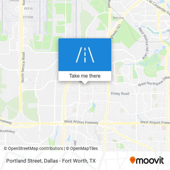 Portland Street map