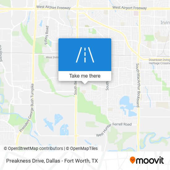 Preakness Drive map
