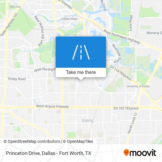 Mapa de Princeton Drive