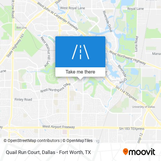 Quail Run Court map