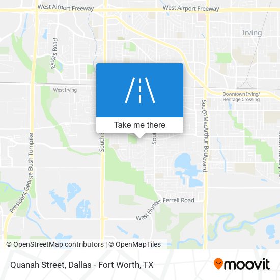 Mapa de Quanah Street