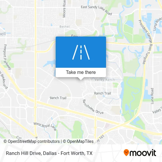 Ranch Hill Drive map