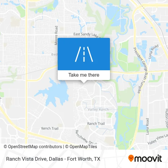 Ranch Vista Drive map